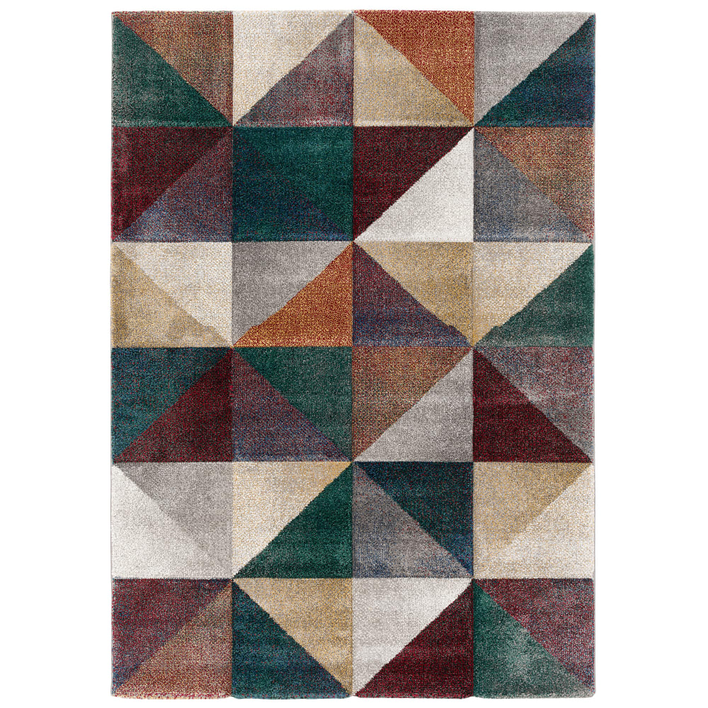 Tapis moderne multicolore