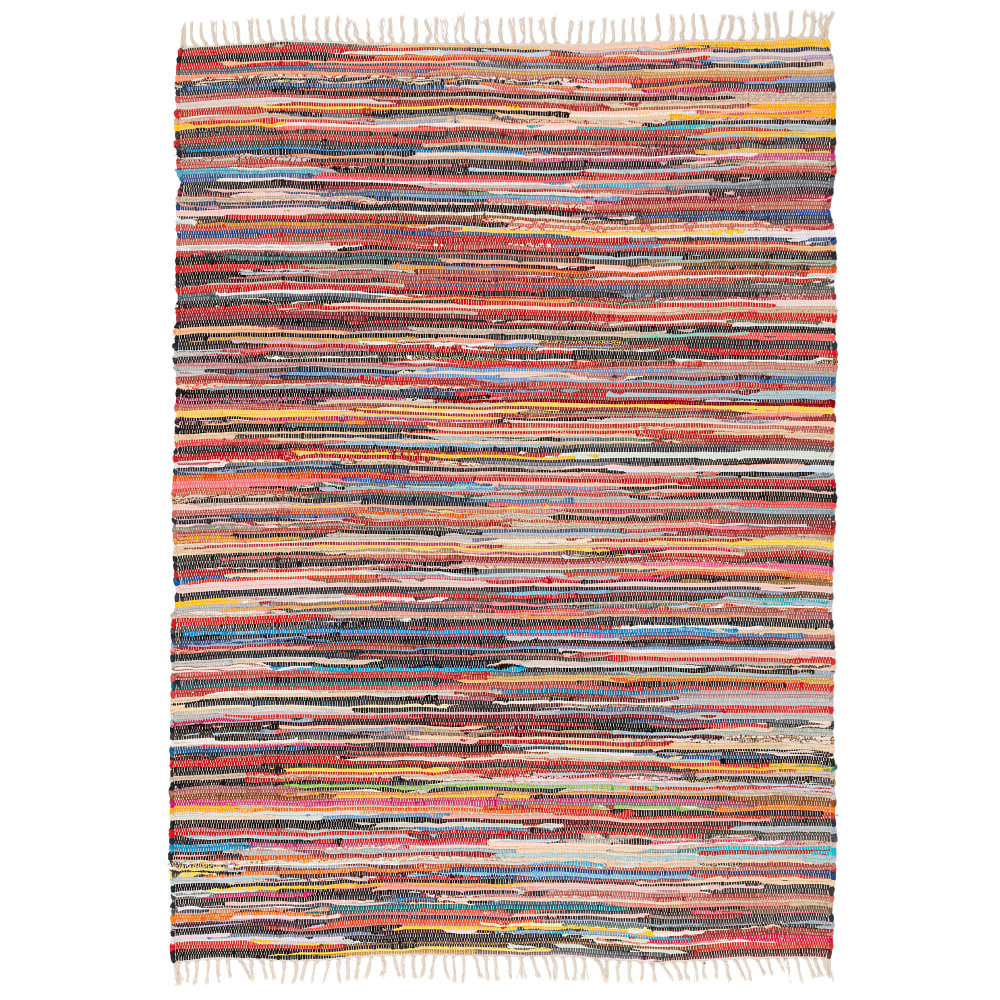 Tapis en coton uni multicolore 70x140 cm