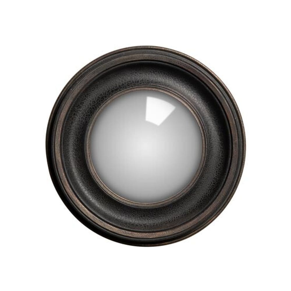 Espejo pequeño de resina negra