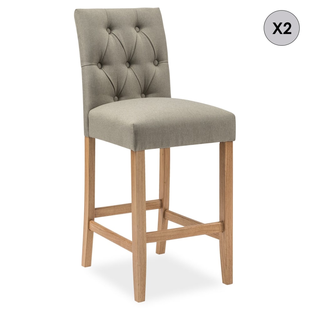 Lot 2 chaises bar