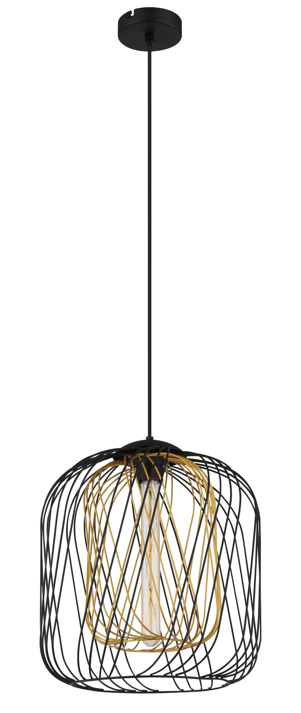 Suspension métal noir mat, 150cm — vue 4