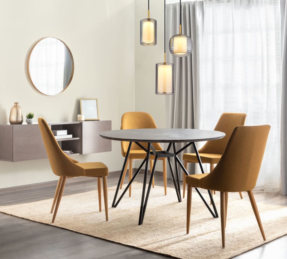 Suspension métal noir mat, 150cm — vue 3