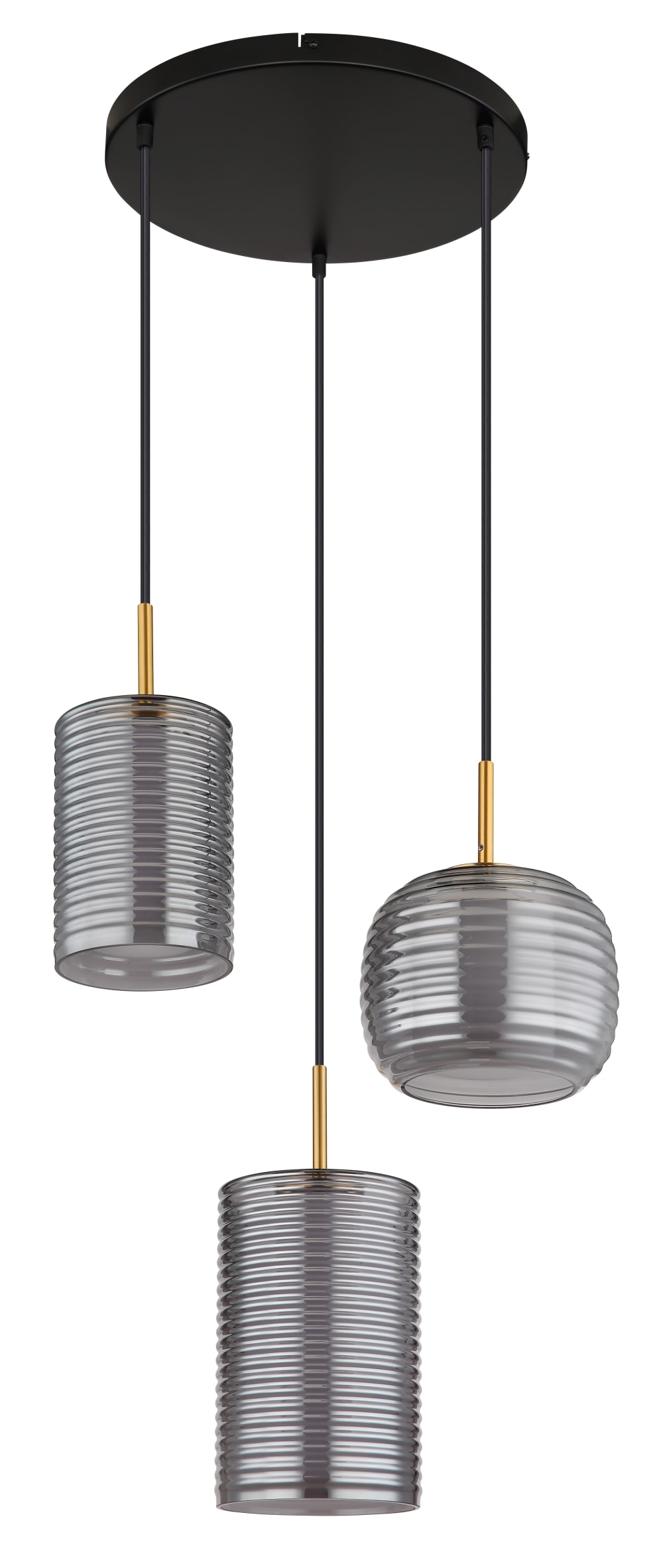 Suspension métal noir mat, 150cm — vue 4