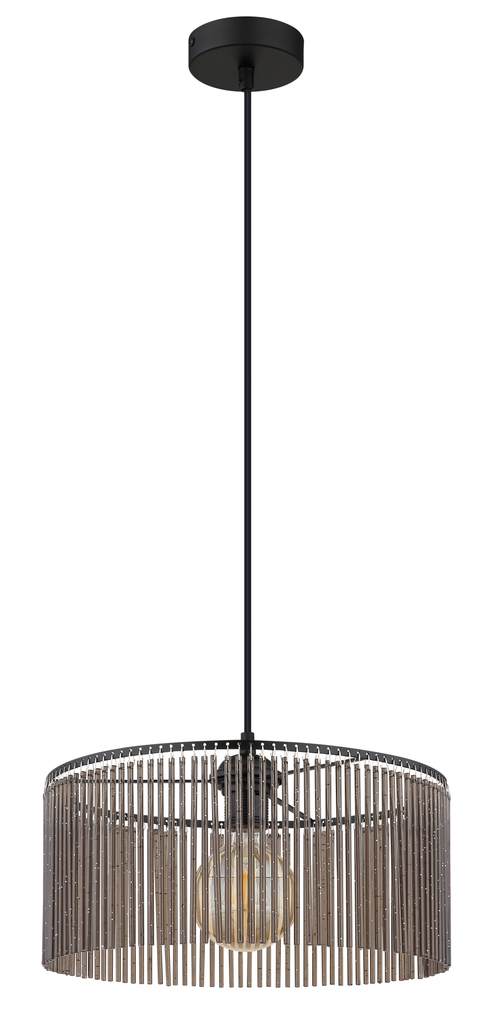 Suspension métal noir mat, 135cm — vue 4