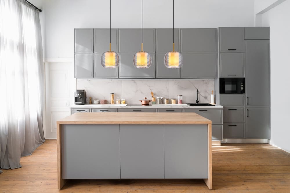 Suspension métal noir mat, 150cm — vue 3