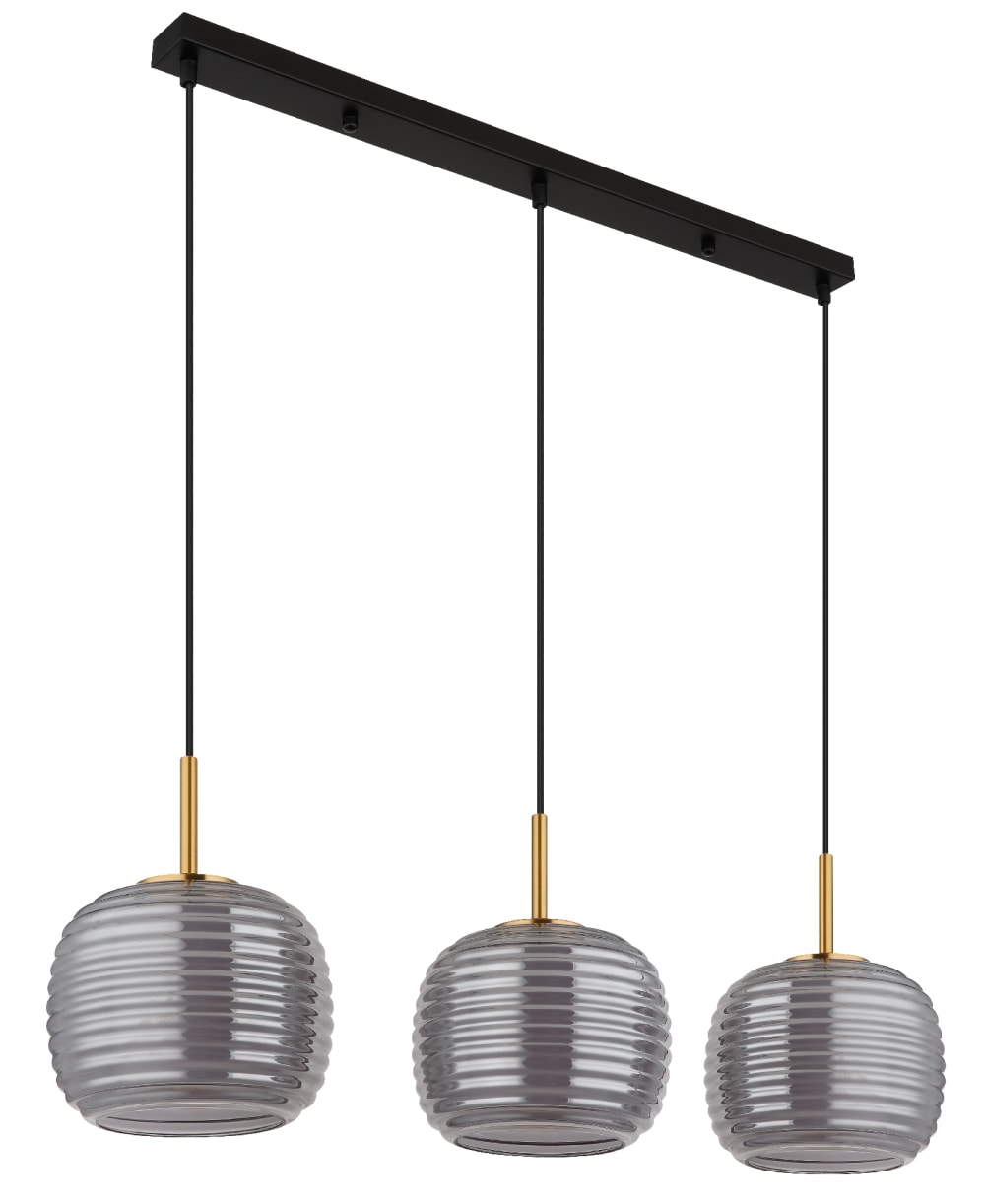 Suspension métal noir mat, 150cm — vue 4
