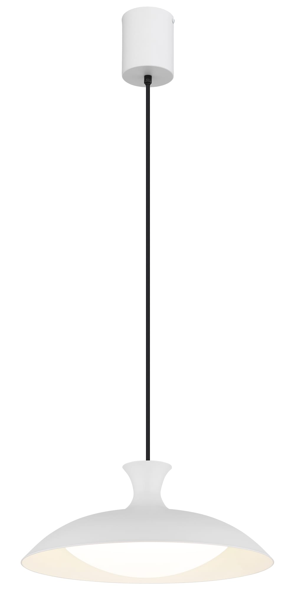 Suspension métal blanc - 150cm