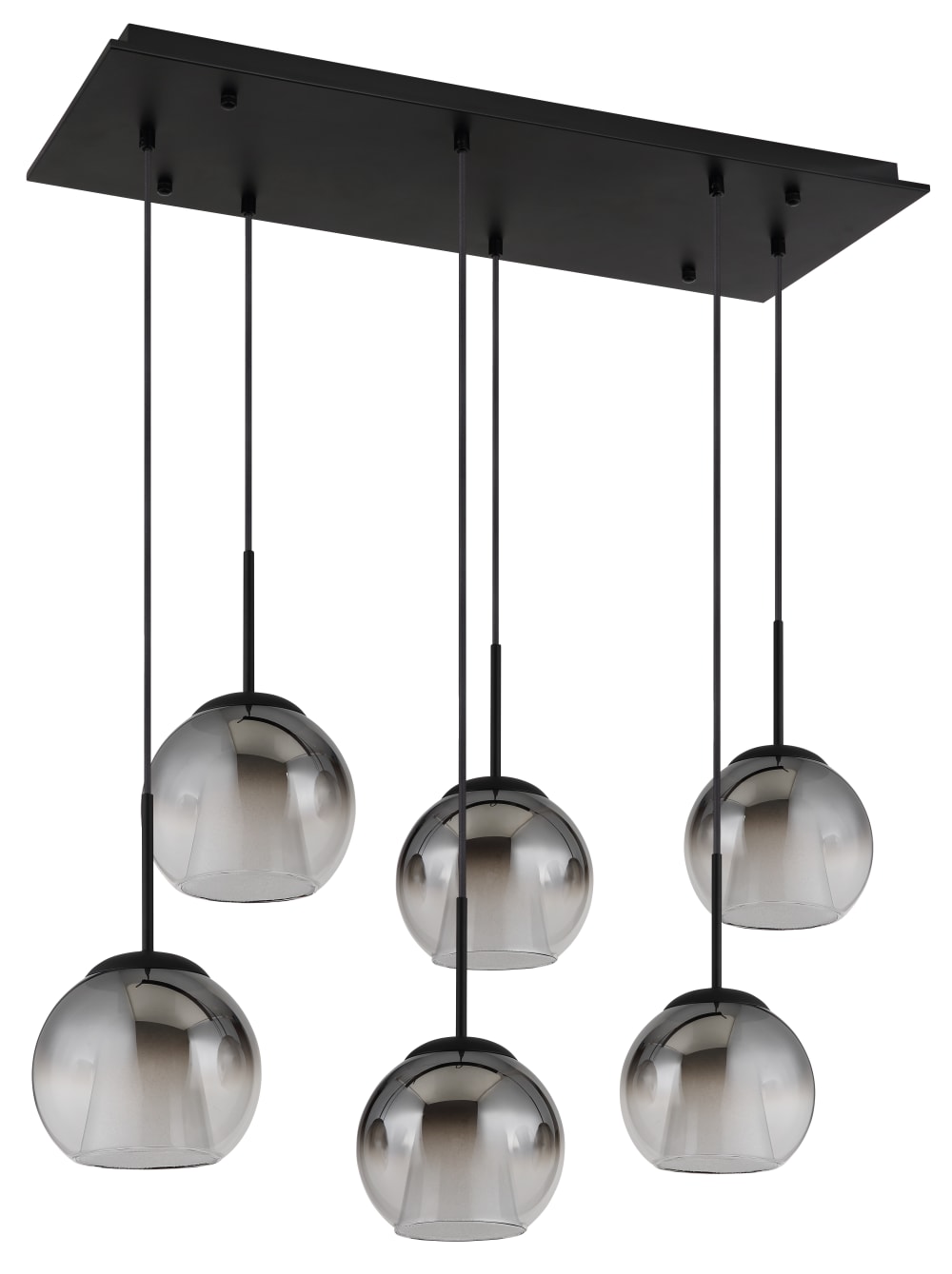 Suspension métal noir mat,120cm — vue 4