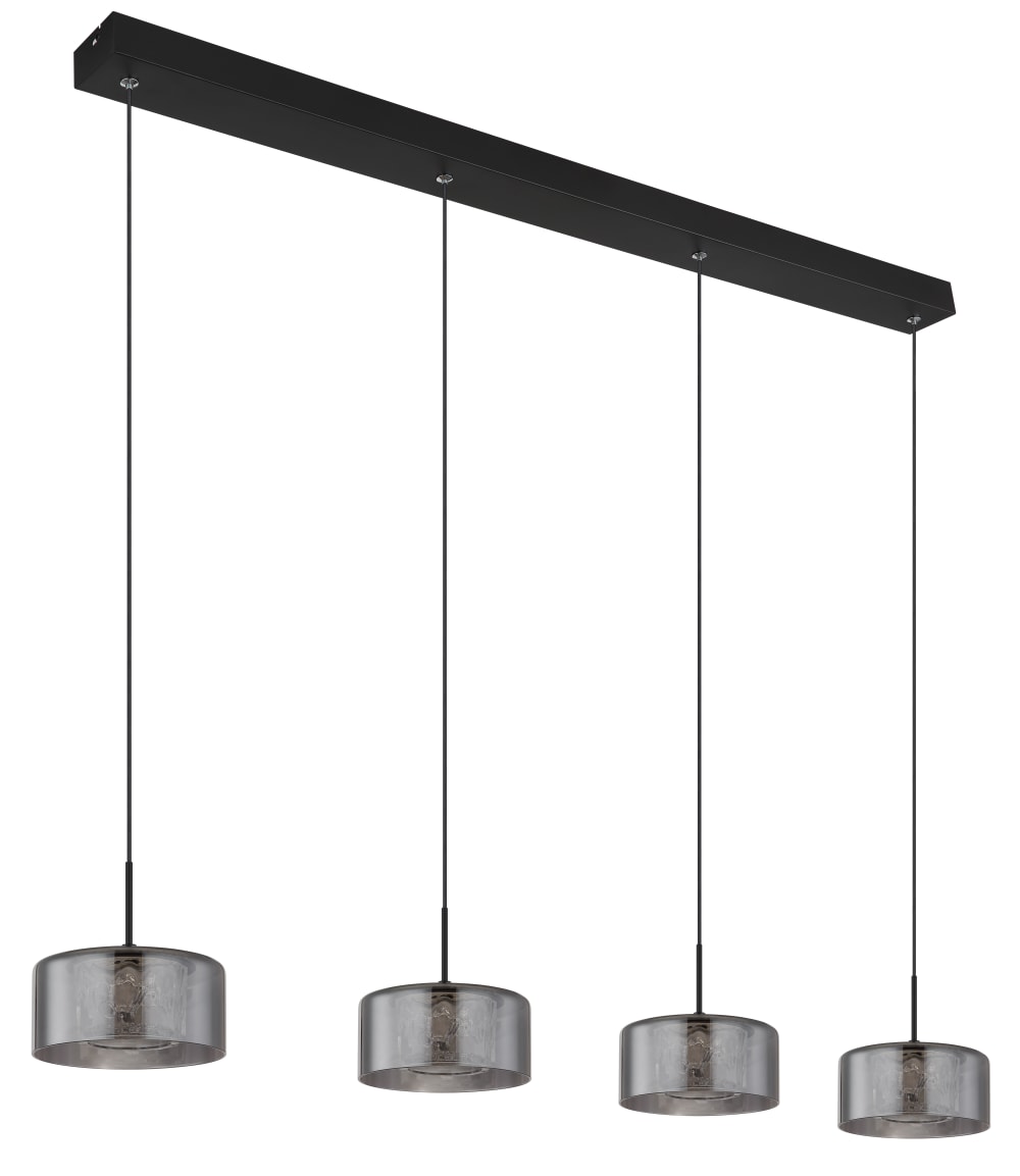 Suspension métal noir mat, 150cm — vue 4