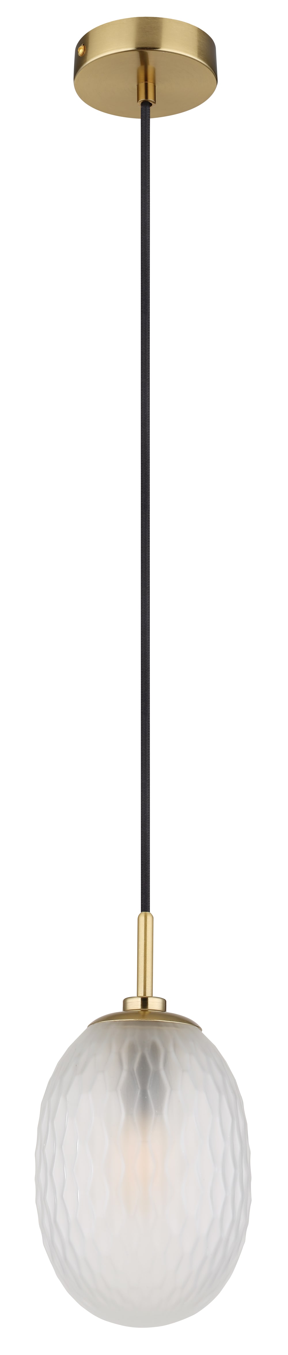 Suspension métal couleur or mat, 120cm — vue 4