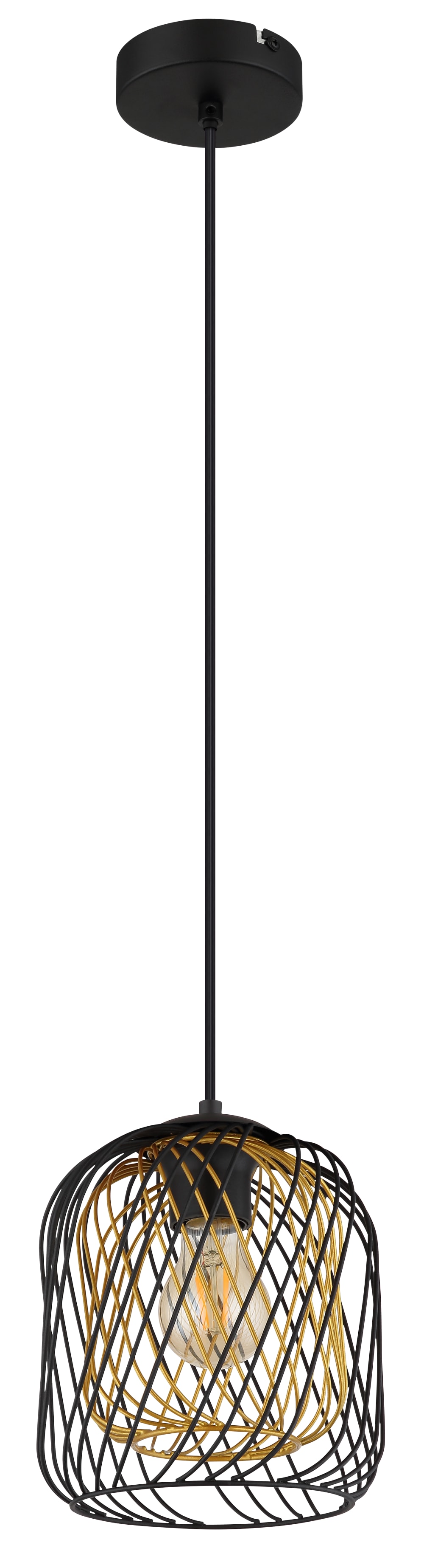 Suspension métal noir mat, 150cm — vue 4