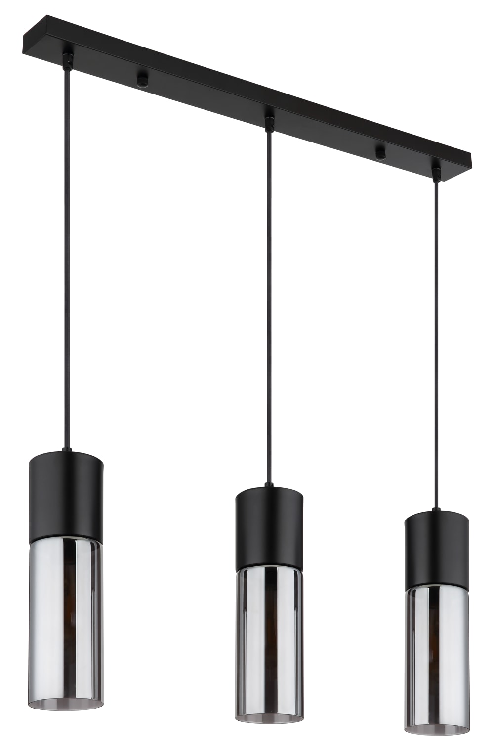 Suspension métal noir mat, 120cm — vue 3
