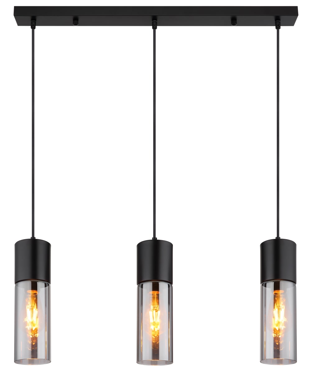 Suspension métal noir mat, 120cm — vue 4