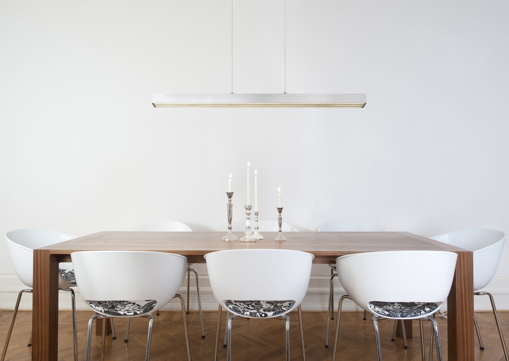 Suspension aluminium brossé, 150cm — vue 3