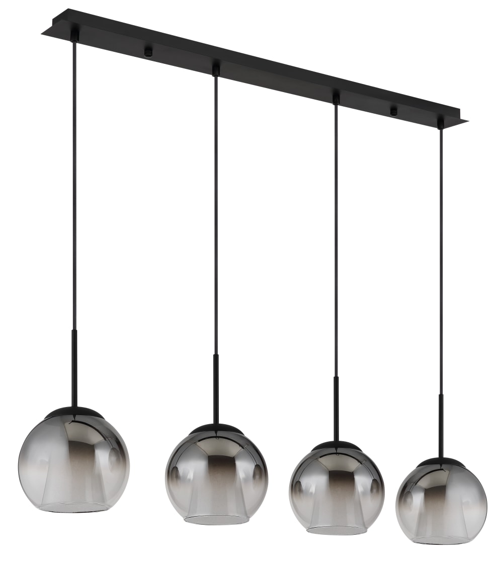 Suspension métal noir mat, 120cm — vue 4