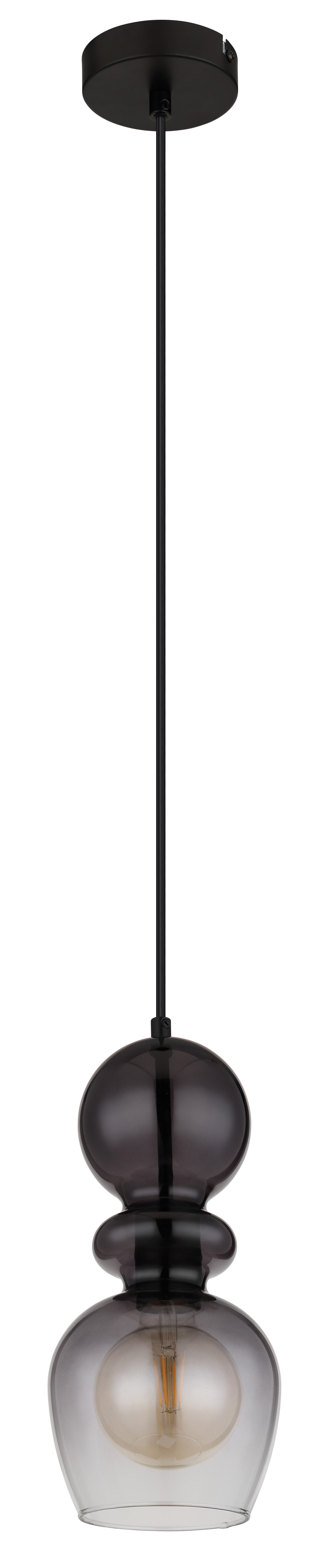 Suspension métal noir mat, 150cm — vue 4