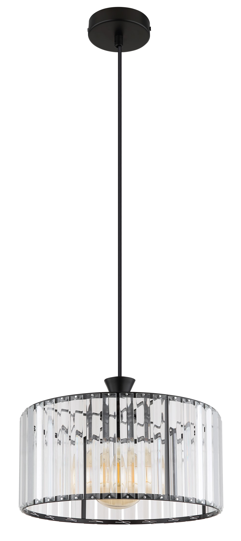 Suspension métal noir mat, 19cm — vue 4
