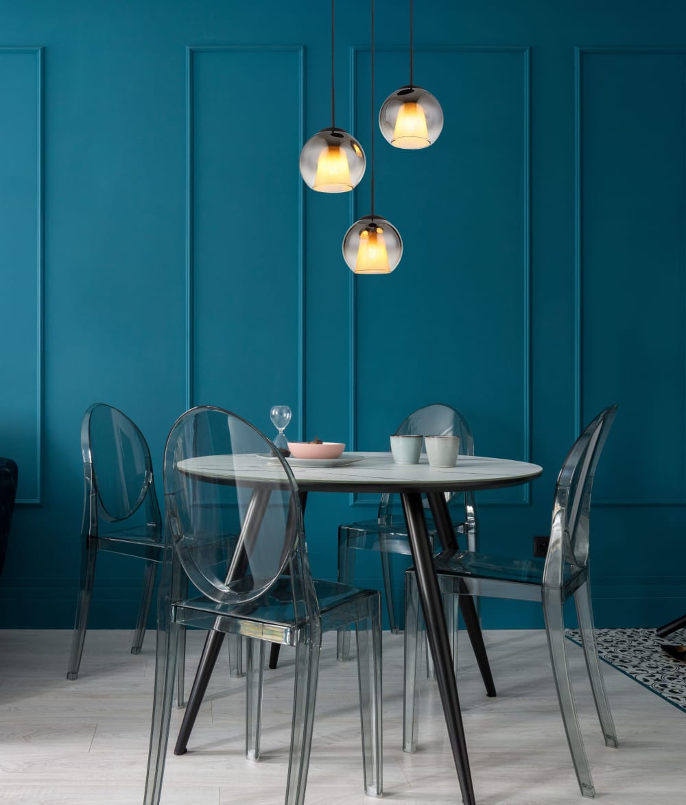 Suspension métal noir mat,120cm — vue 3