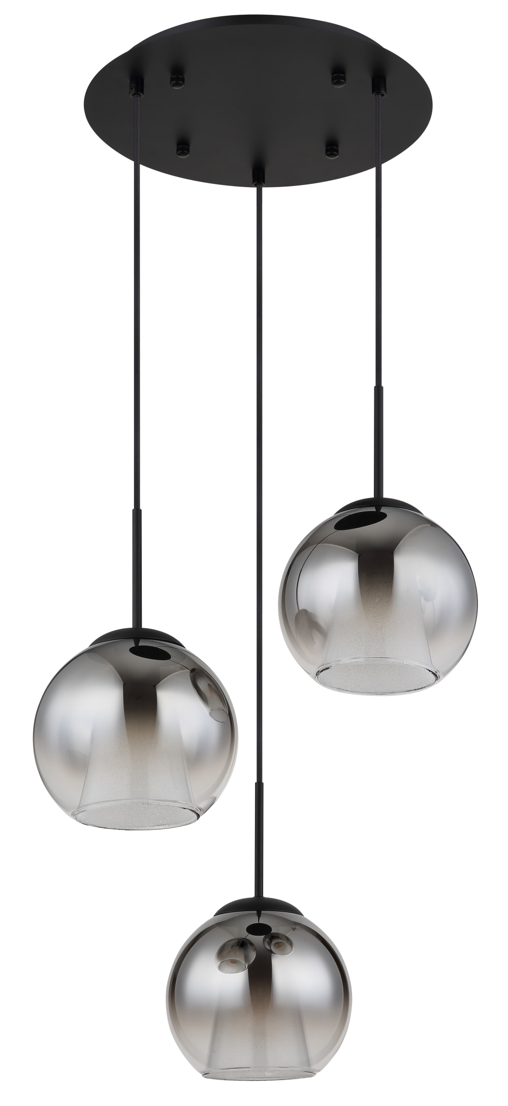Suspension métal noir mat,120cm — vue 4