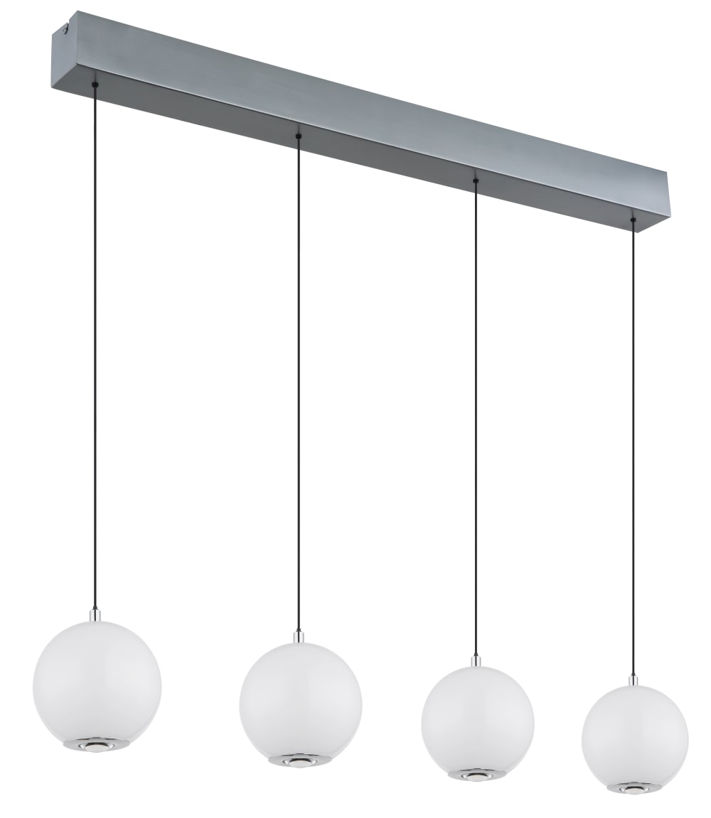 Suspension métal gris mat, 150cm — vue 4