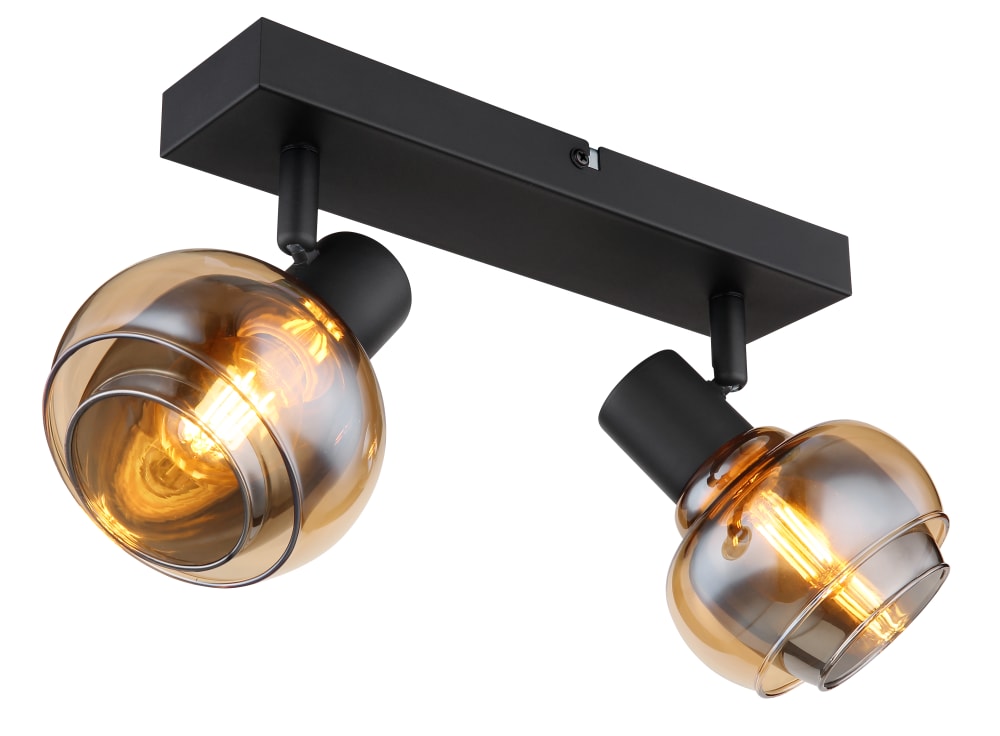 Spot métal noir mat, 13,5cm