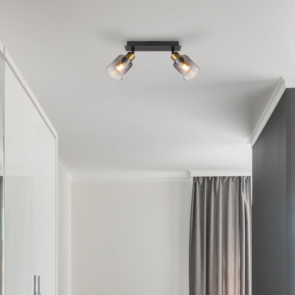 Spot métal noir mat, 18,2cm — vue 3