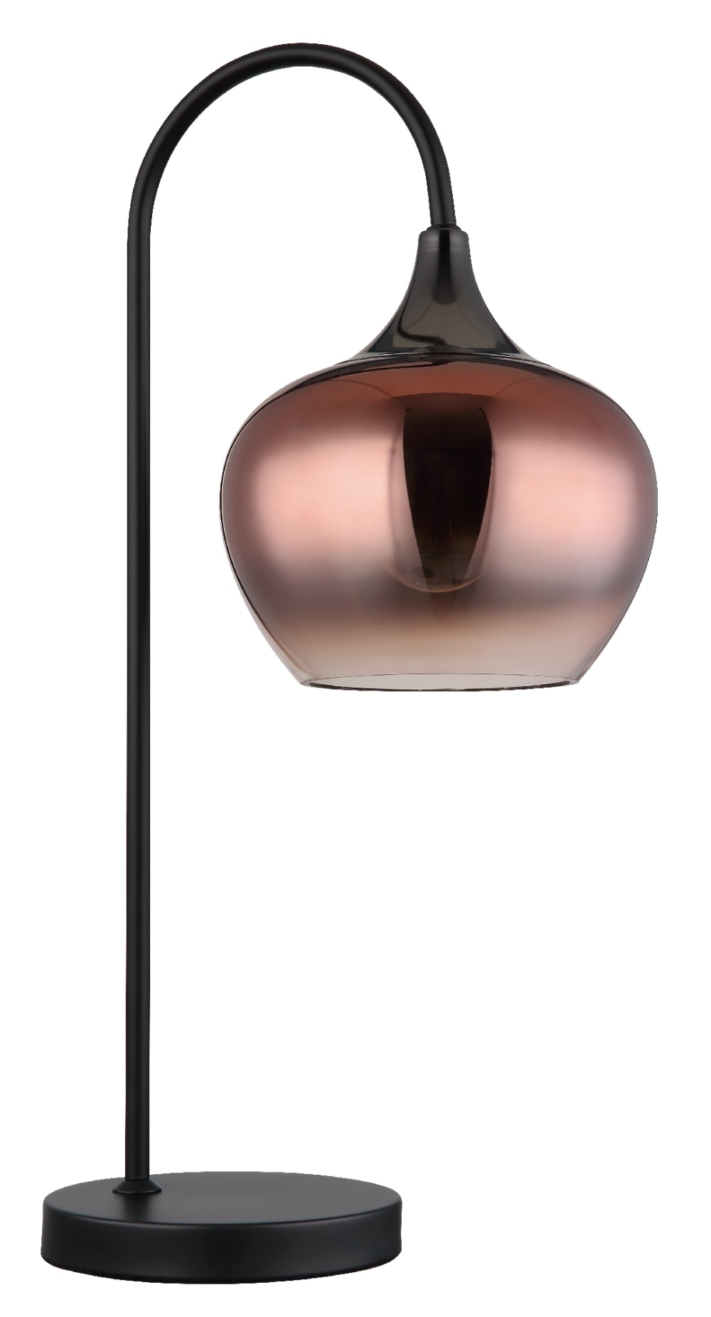 Lampe à poser métal noir mat, 54cm — vue 4