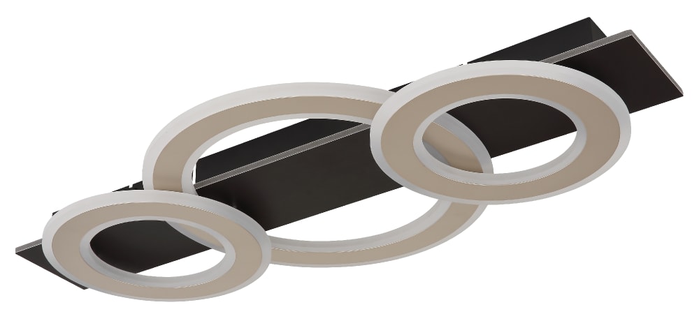 Plafonnier métal noir mat, 7cm — vue 4