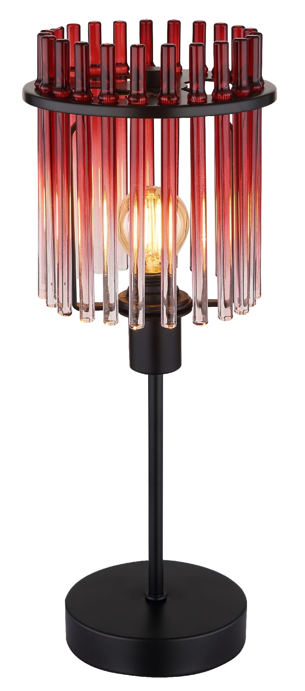 Lampe à poser métal noir mat, 37,5cm