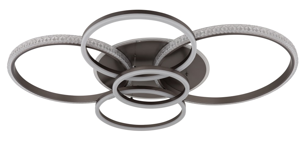 Plafonnier métal anthracite mat, 12cm — vue 4