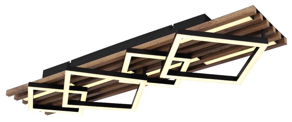 Plafonnier métal noir mat, 9,5cm