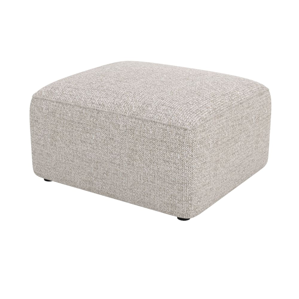 pouf rectangulaire pour - beige