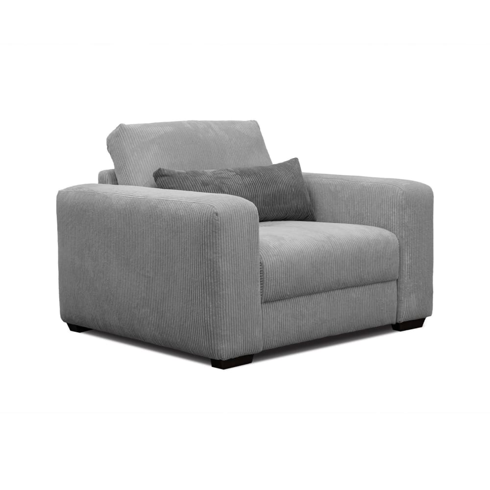 fauteuil en velours côtelé - clair
