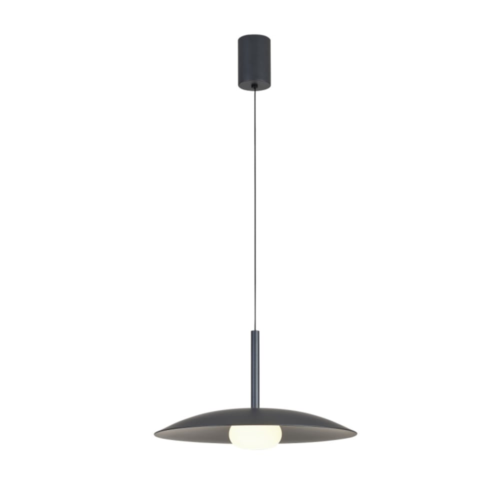 Suspension en métal gris — vue 3