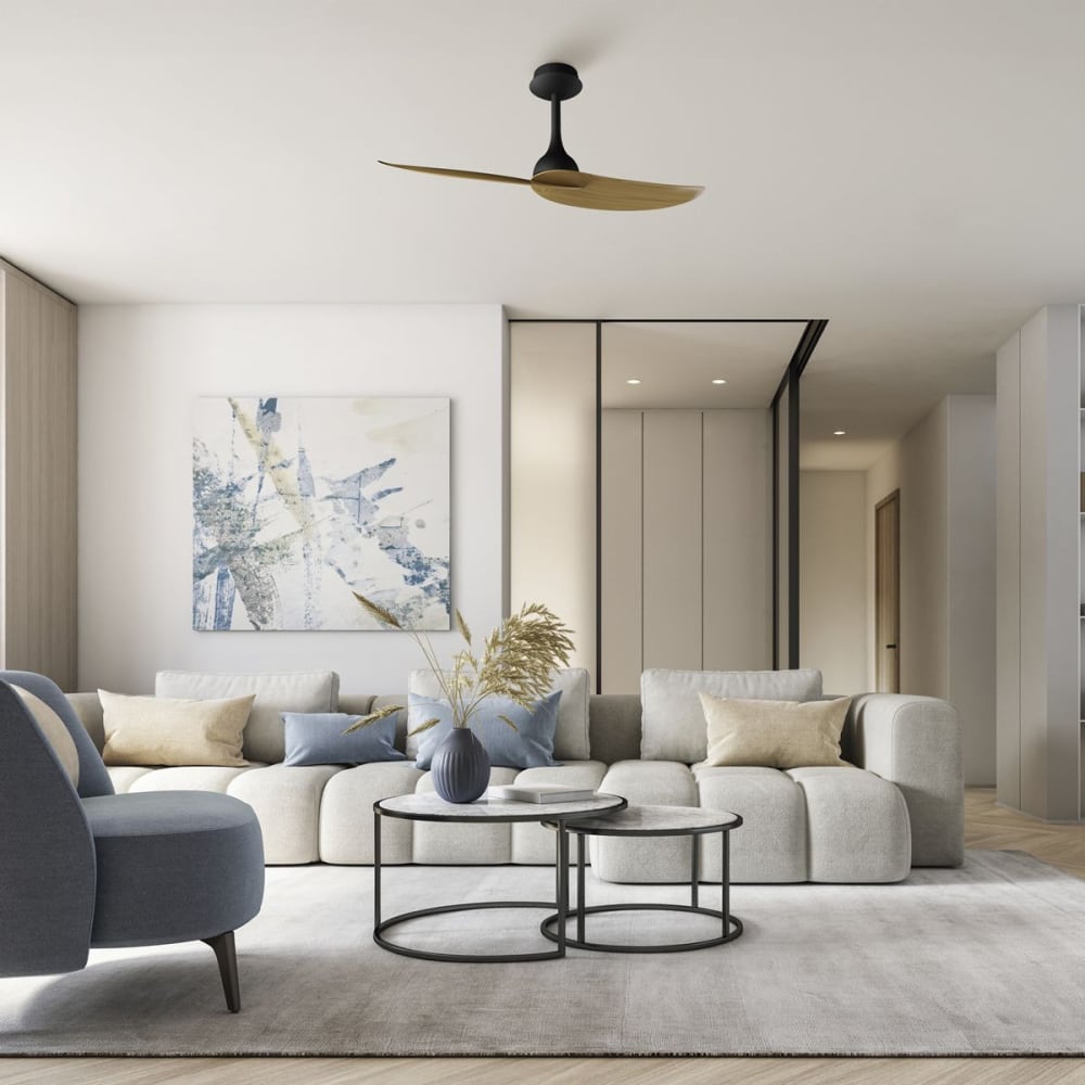 Ventilateur en métal noir