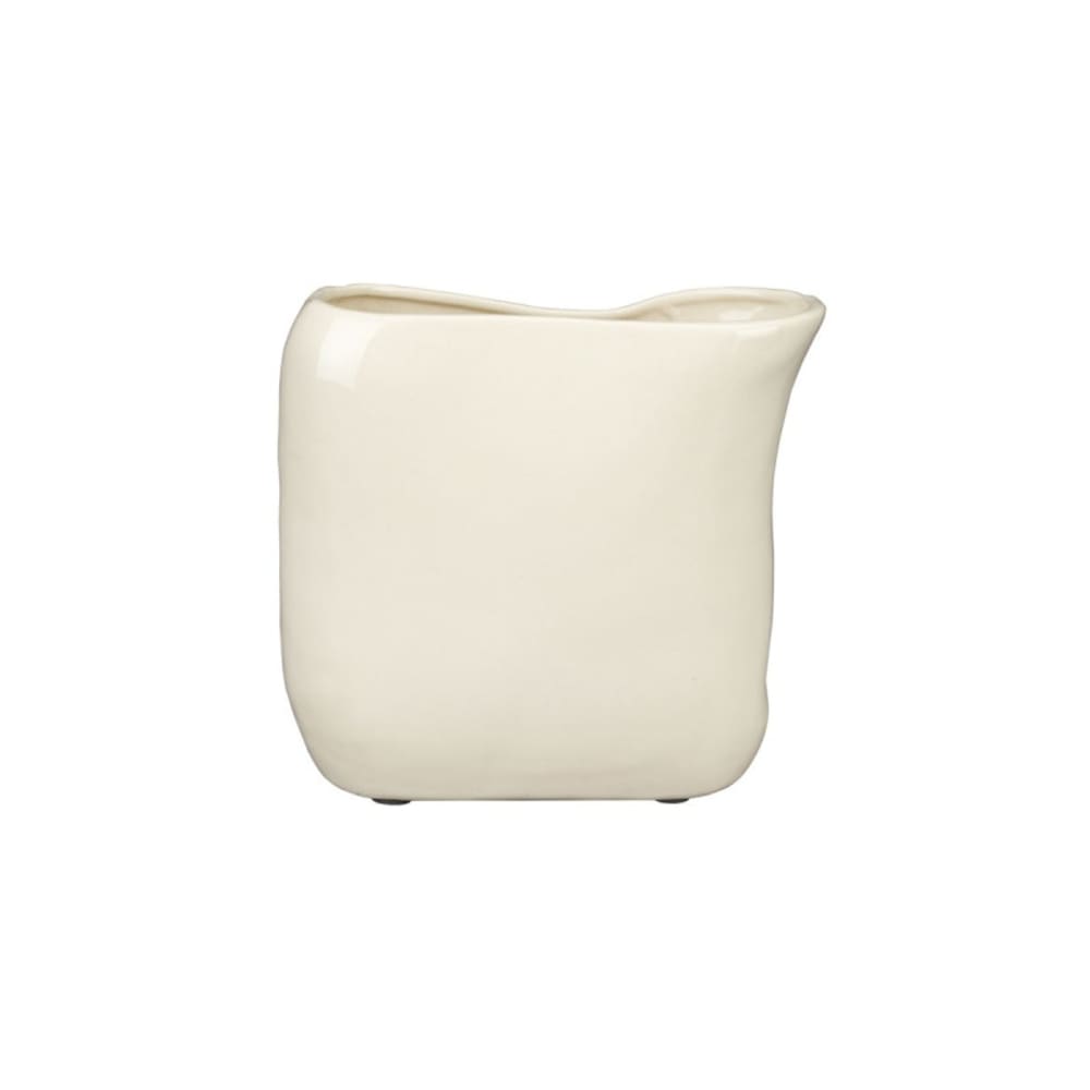 Vase et pot en céramique beige