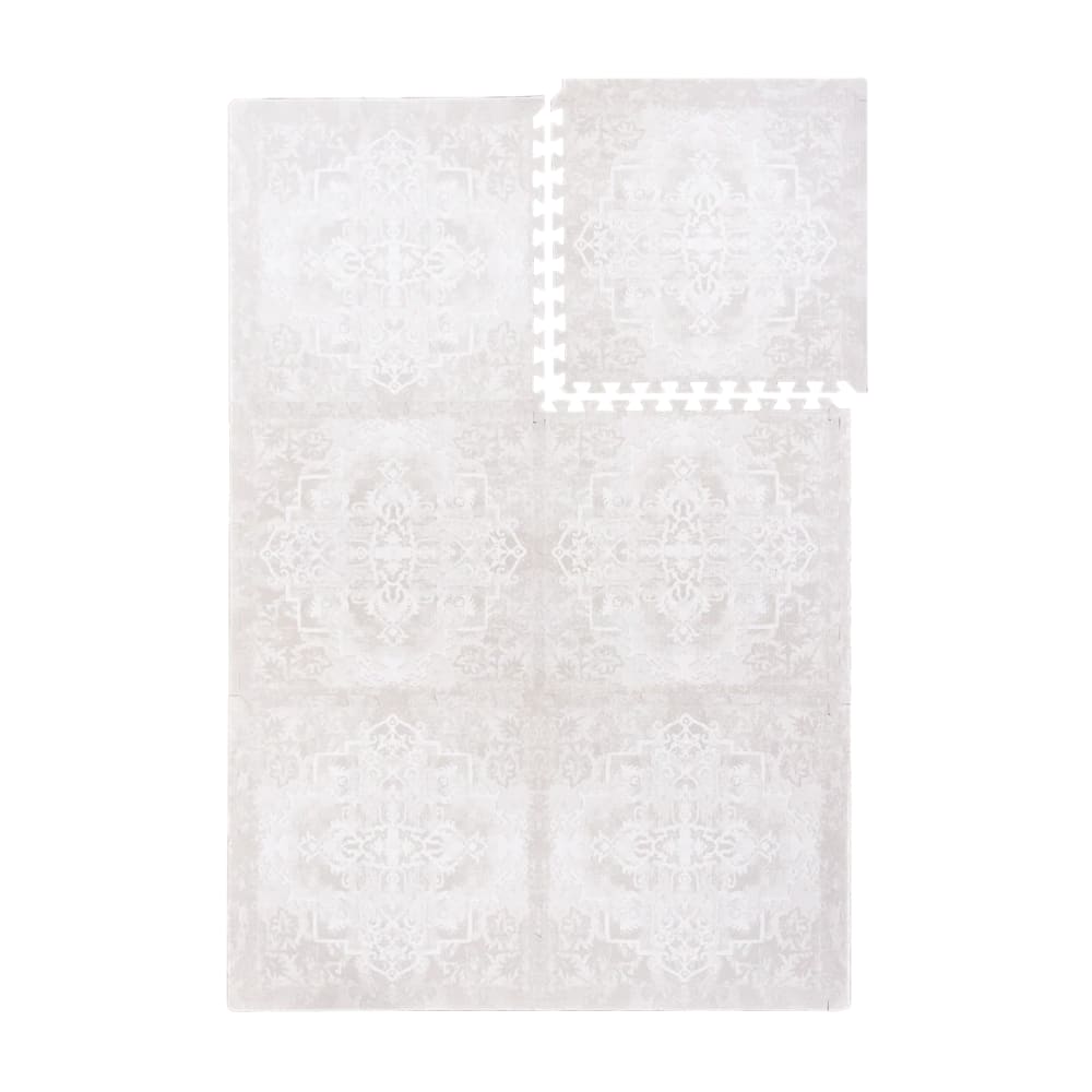 Tapis de jeu puzzle en mousse beige 120x180 cm Tapis de jeu puzzle en mousse beige 120x180 cm