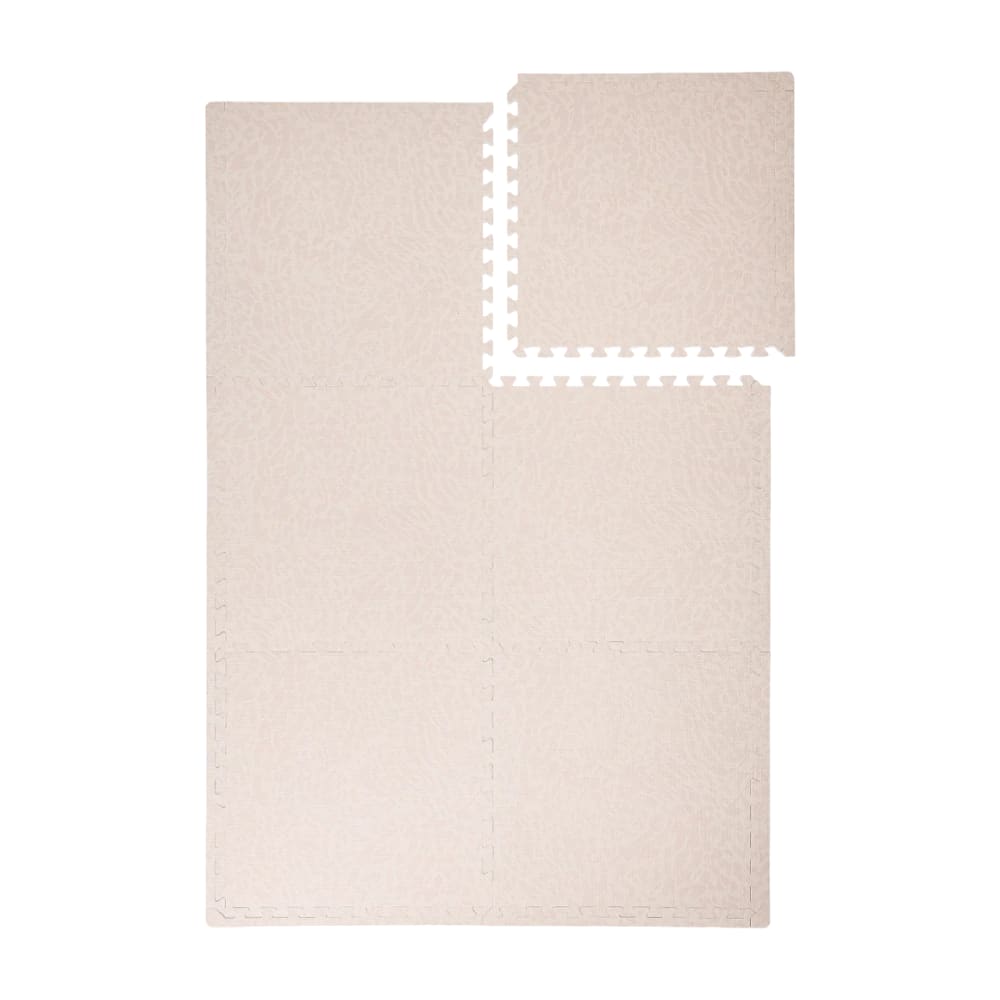Tapis de jeu puzzle en mousse crème 120x180 cm Tapis de jeu puzzle en mousse crème 120x180 cm