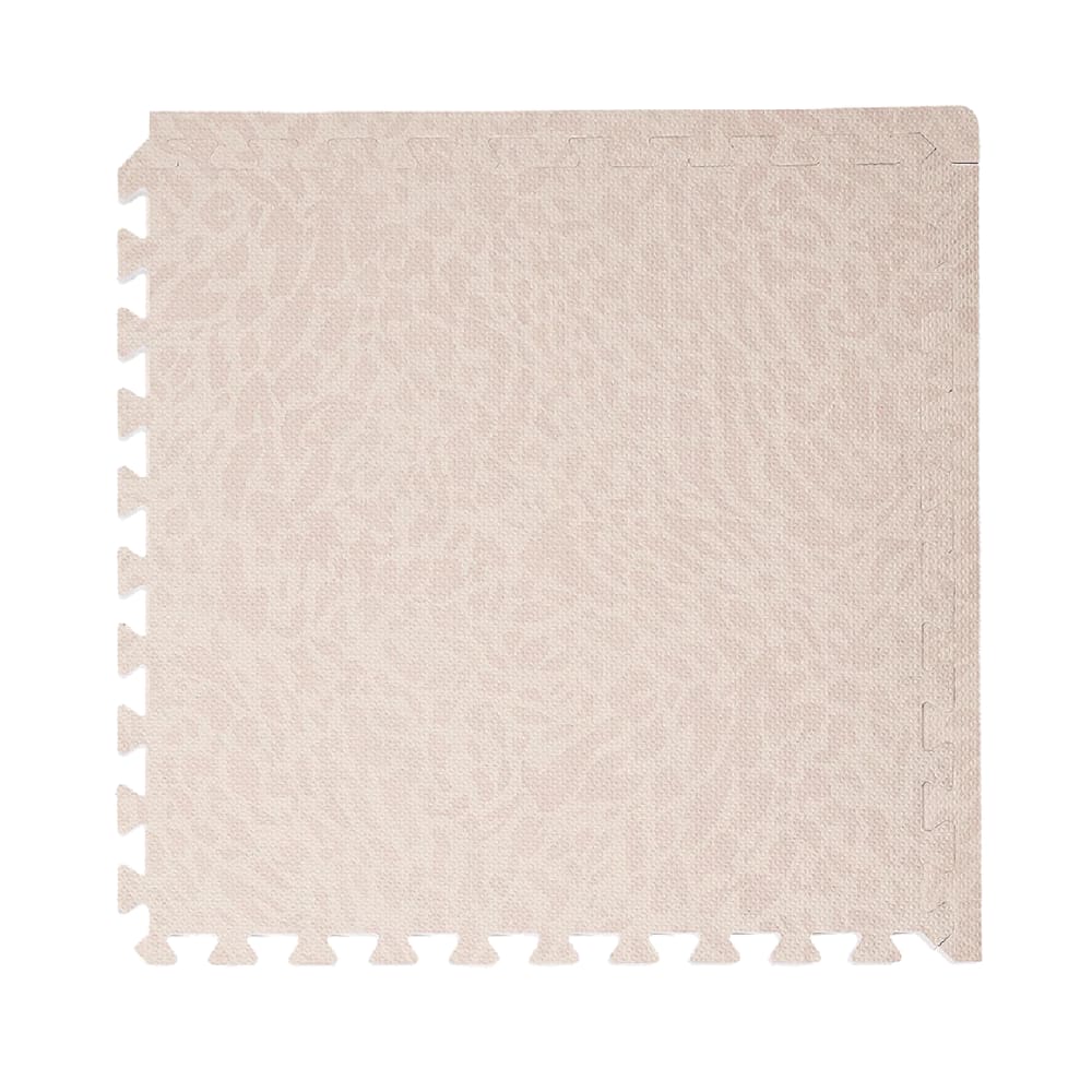 Tapis de jeu puzzle en mousse éco-responsable crème 120x180 cm