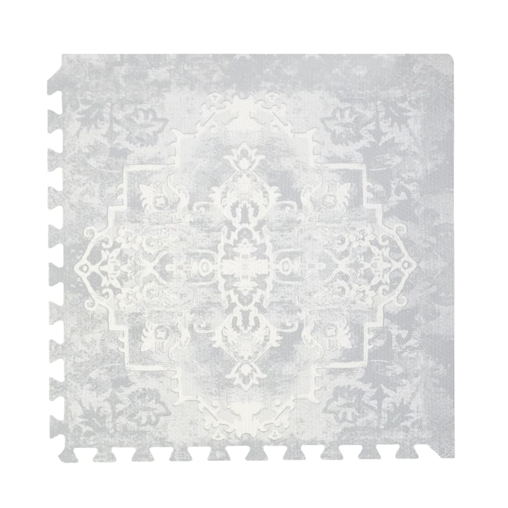 Tapis de jeu puzzle en mousse éco-responsable bleu 120x180 cm