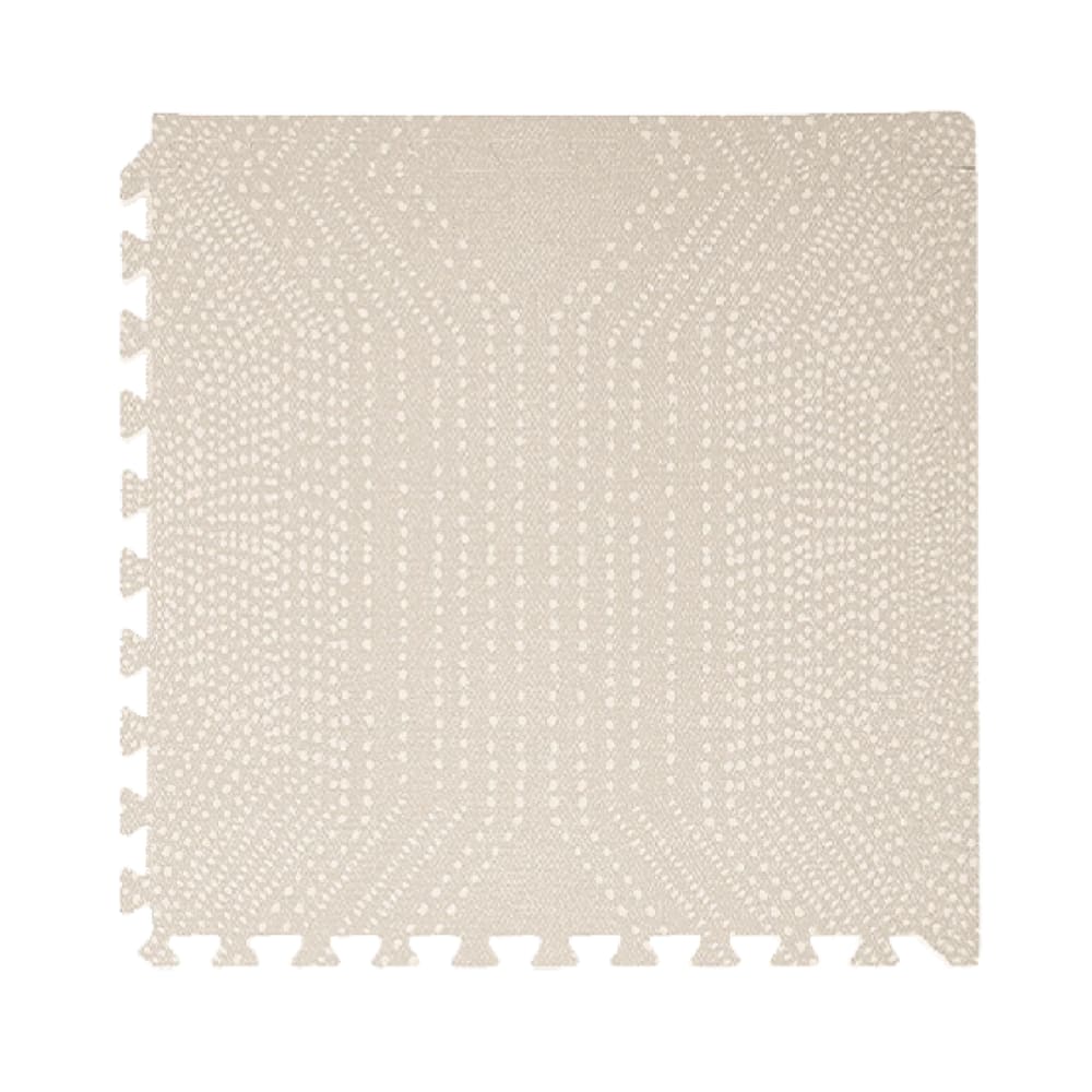 Tapis de jeu puzzle en mousse éco-responsable crème 120x180 cm