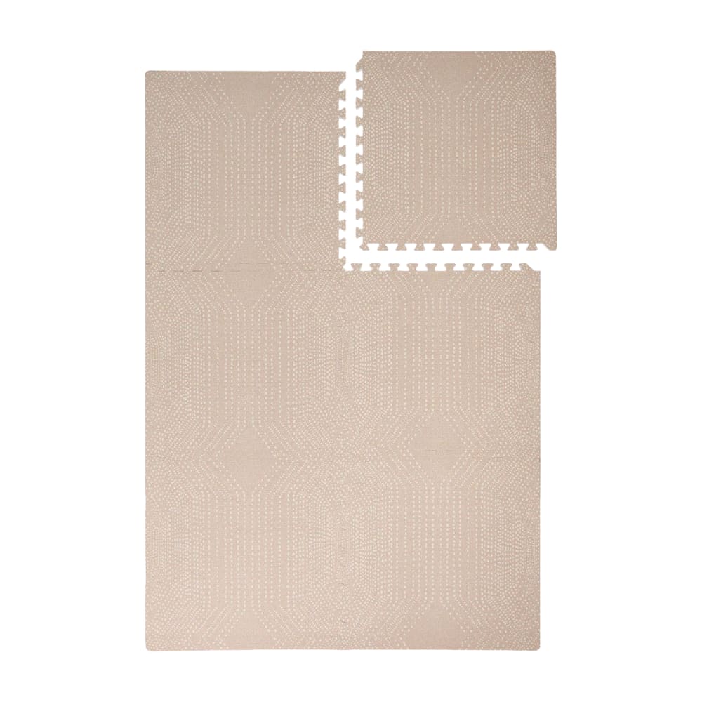 Tapis de jeu puzzle en mousse beige 120x180 cm Tapis de jeu puzzle en mousse beige 120x180 cm