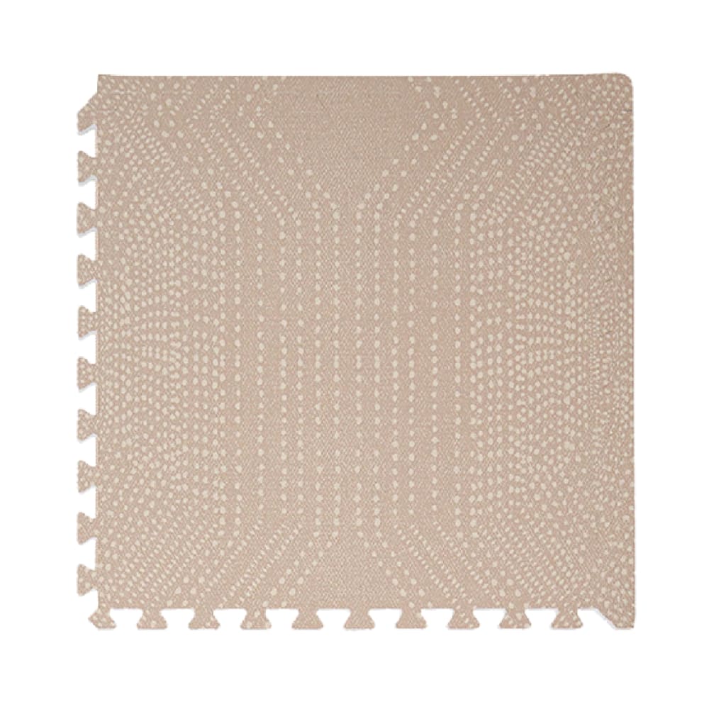 Tapis de jeu puzzle en mousse éco-responsable beige 120x180 cm