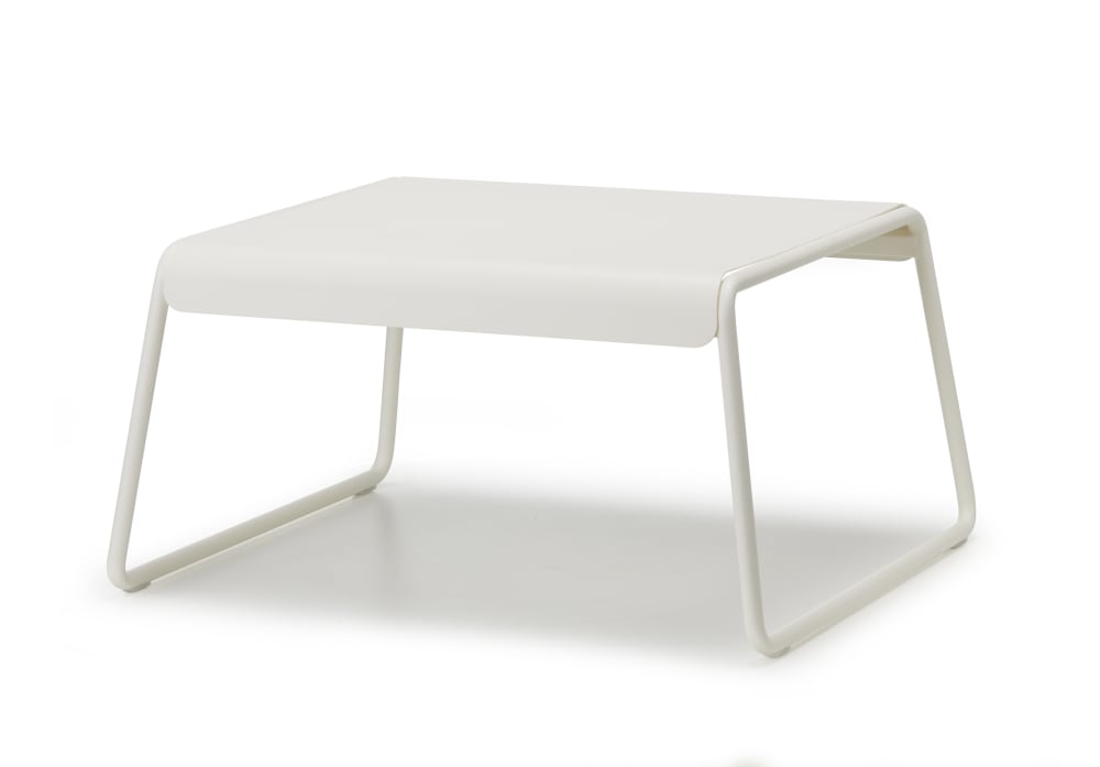 Table basse design en métal blanc