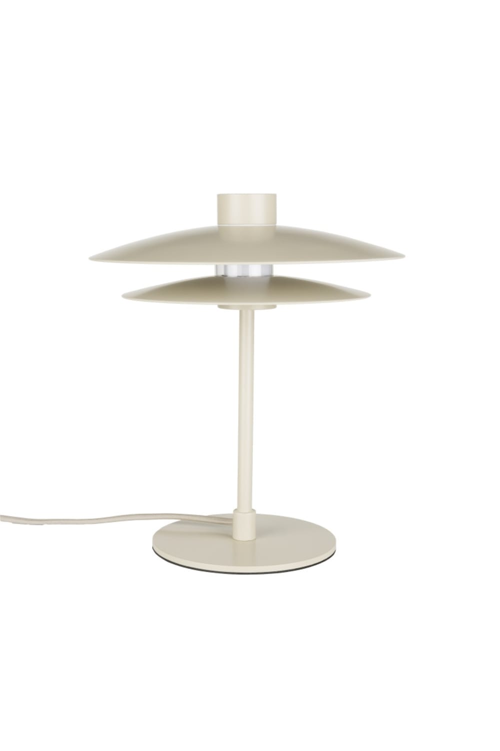 Lampe design en métal beige