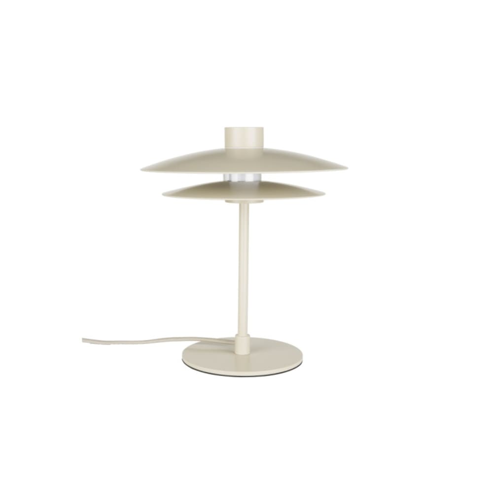 Lampe design en métal beige — vue 3