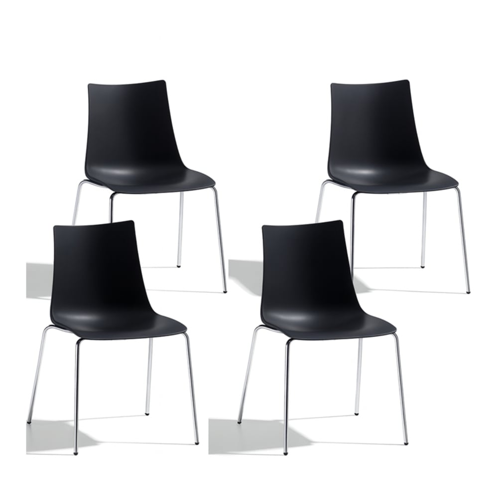 Lot de 4 chaises design