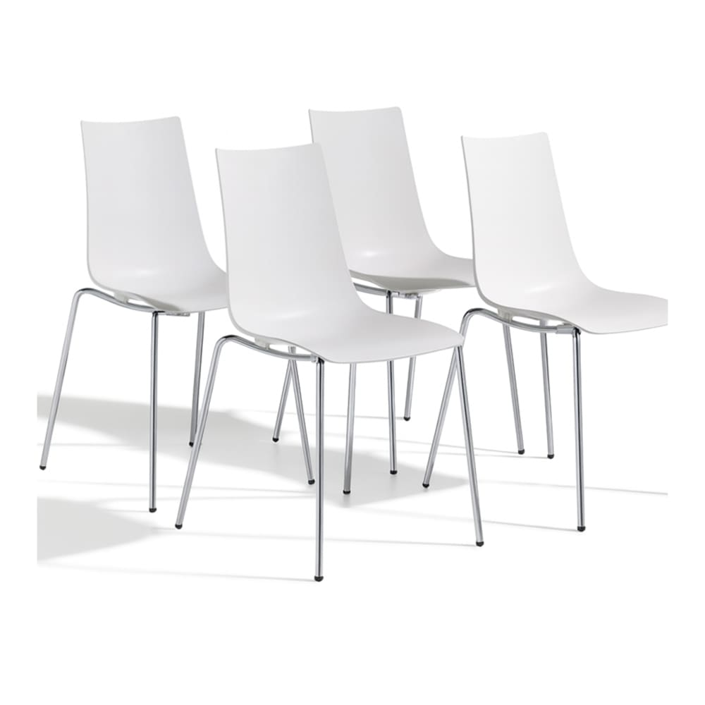 Lot de 4 chaises design