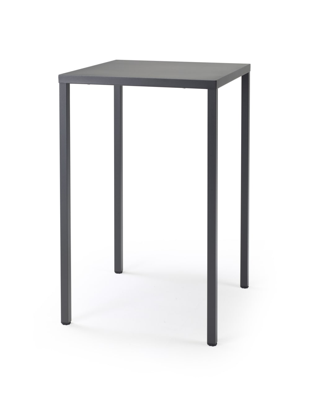 table de jardin en métal - anthracite