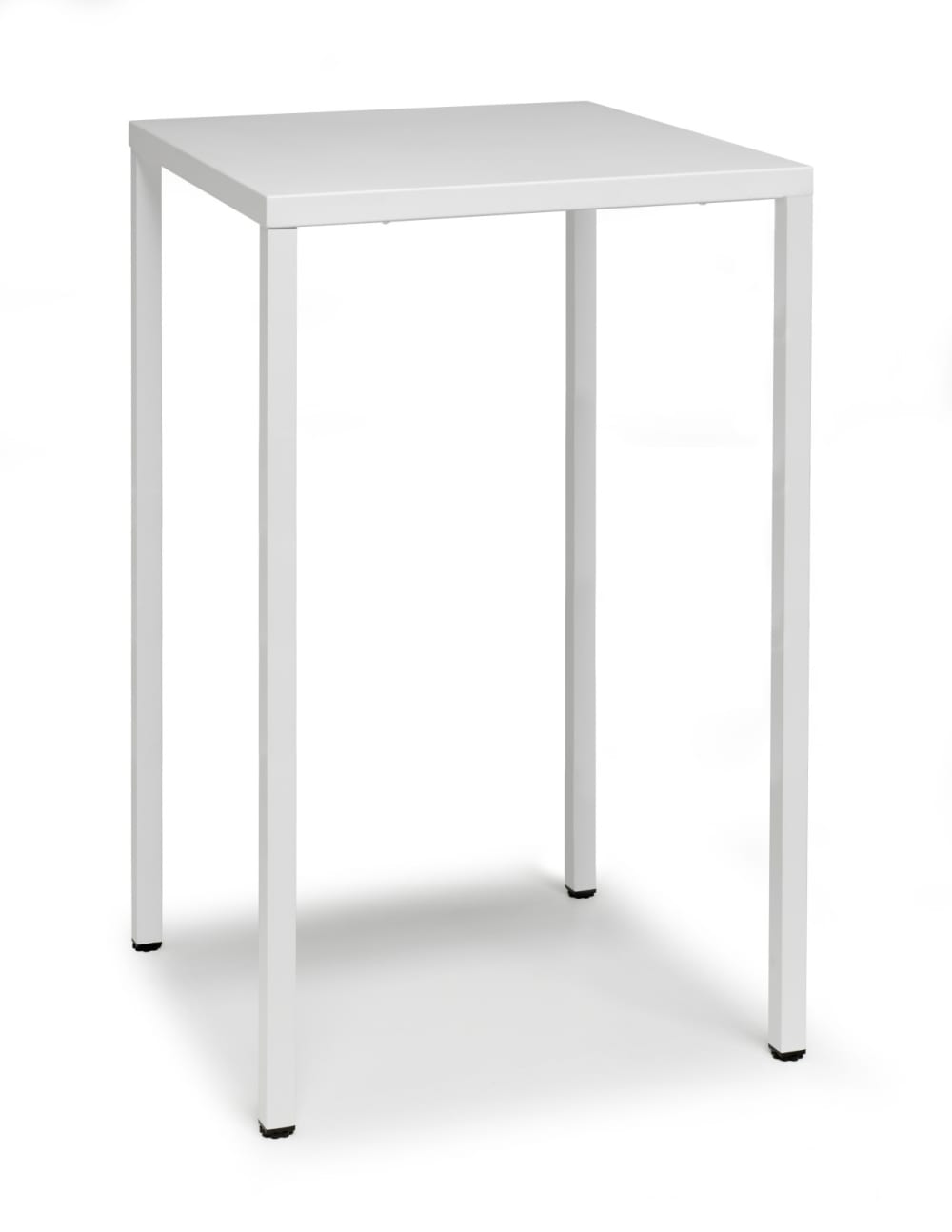 table de jardin en métal - blanc